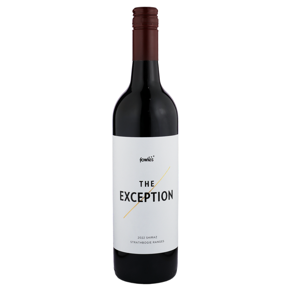 A bottle of Fowles The Exception Shiraz 2022 750ml Red Wine