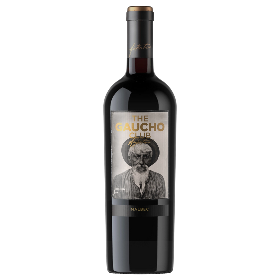 A bottle of 2024 The Gaucho Club Malbec 750ml Red Wine