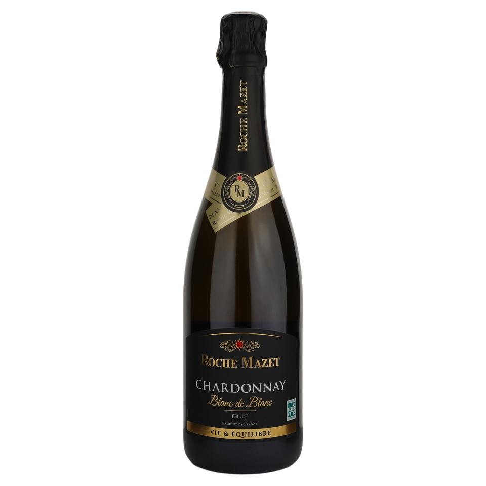 A bottle of NV Roche Mazet Chardonnay Brut 750ml White Wine
