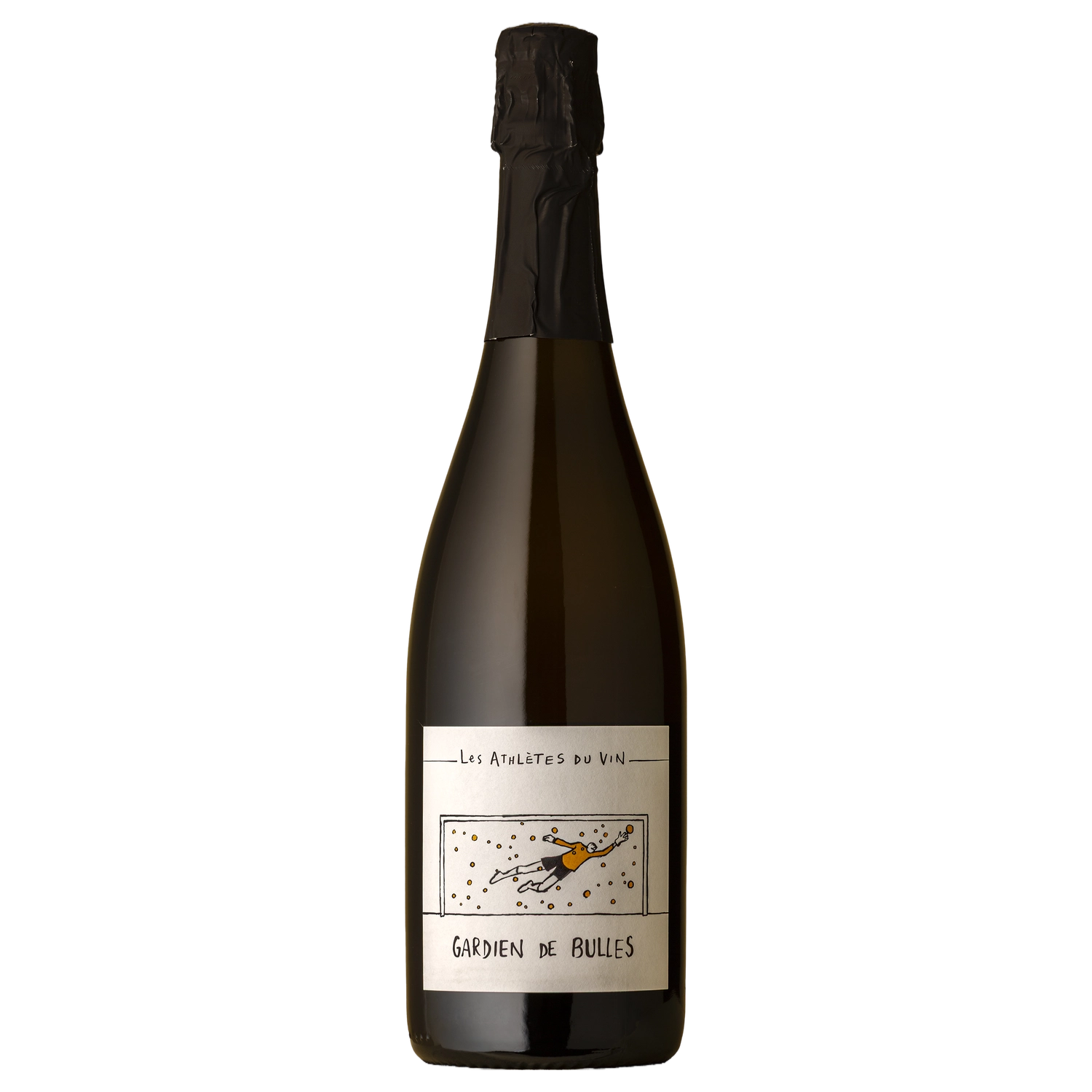 A bottle of NV Les Athletes du Vin Loire 'Gardien de Bulles' sparkling Brut Nature 750ml White Wine