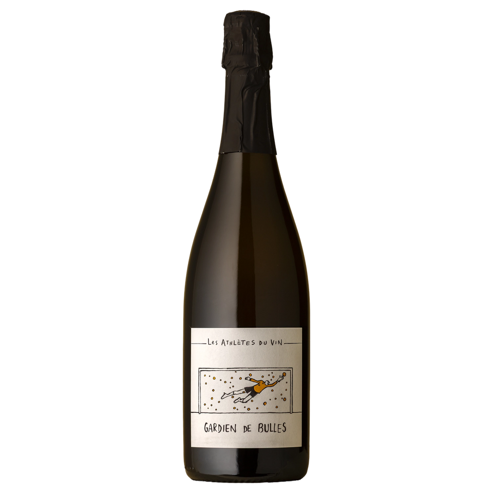 A bottle of NV Les Athletes du Vin Loire 'Gardien de Bulles' sparkling Brut Nature 750ml White Wine