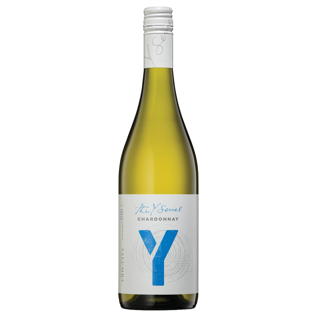 A bottle of 2025 Y Series Chardonnay Promo Stock 750ml White Wine