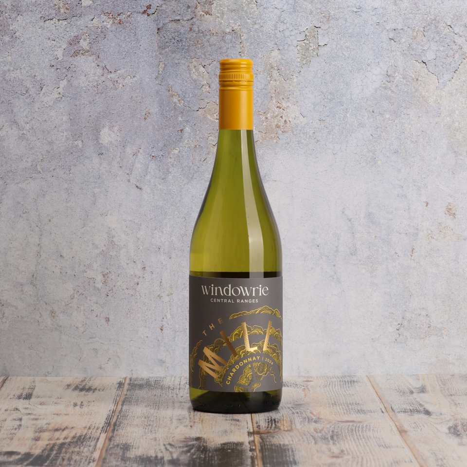 A bottle of 2024 Windowrie The Mill Chardonnay 750ml White Wine