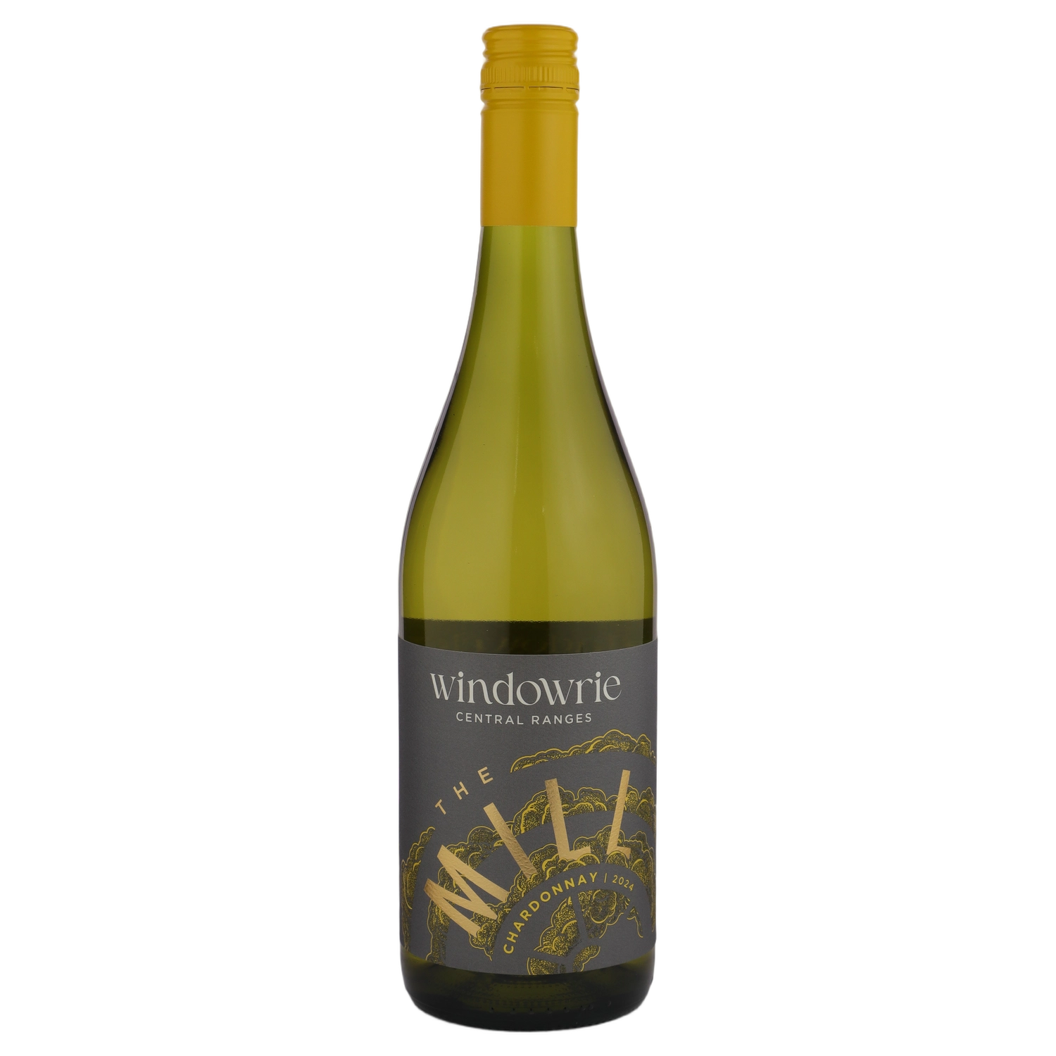 A bottle of 2024 Windowrie The Mill Chardonnay 750ml White Wine