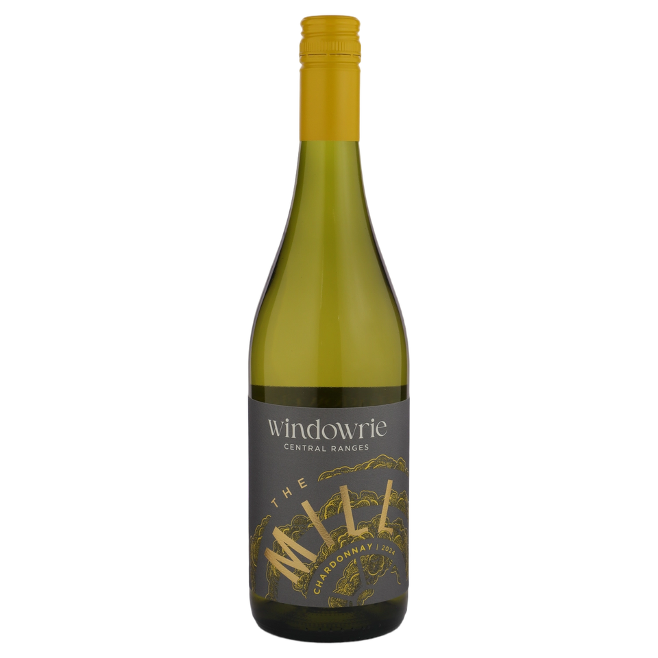 A bottle of 2024 Windowrie The Mill Chardonnay 750ml White Wine