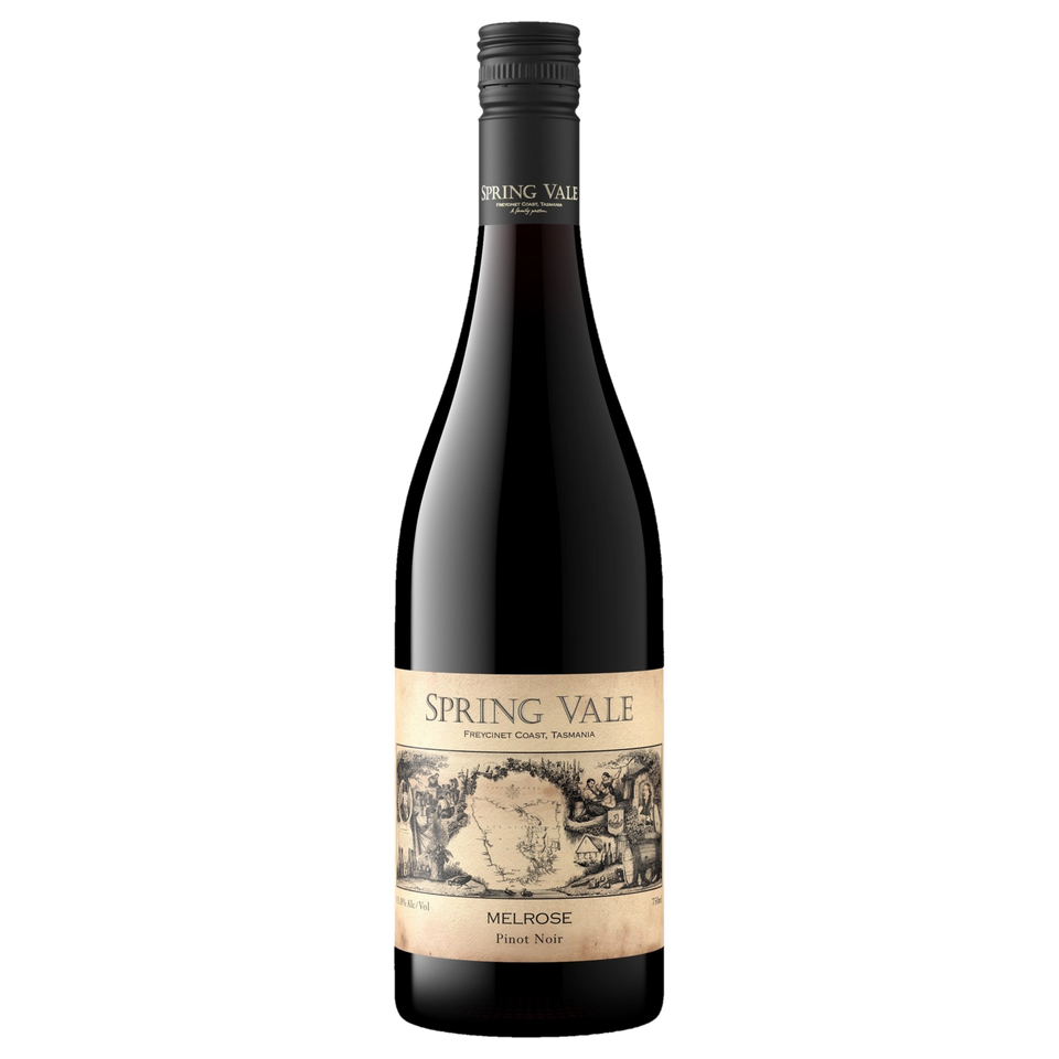 A bottle of 2025 Spring Vale Melrose Pinot Noir 750ml Red Wine