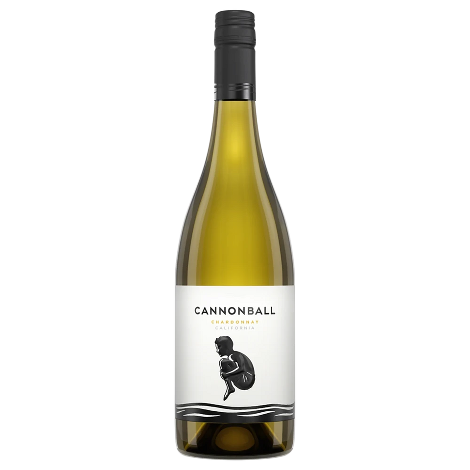 A bottle of 2023 Cannonball Chardonnay 750ml White Wine