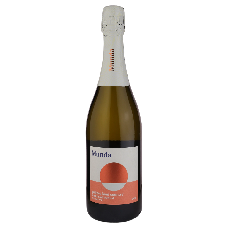 A bottle of 2020 Munda Palawa Kani Country Methode Traditionelle Vintage Brut 750ml Sparkling Wine