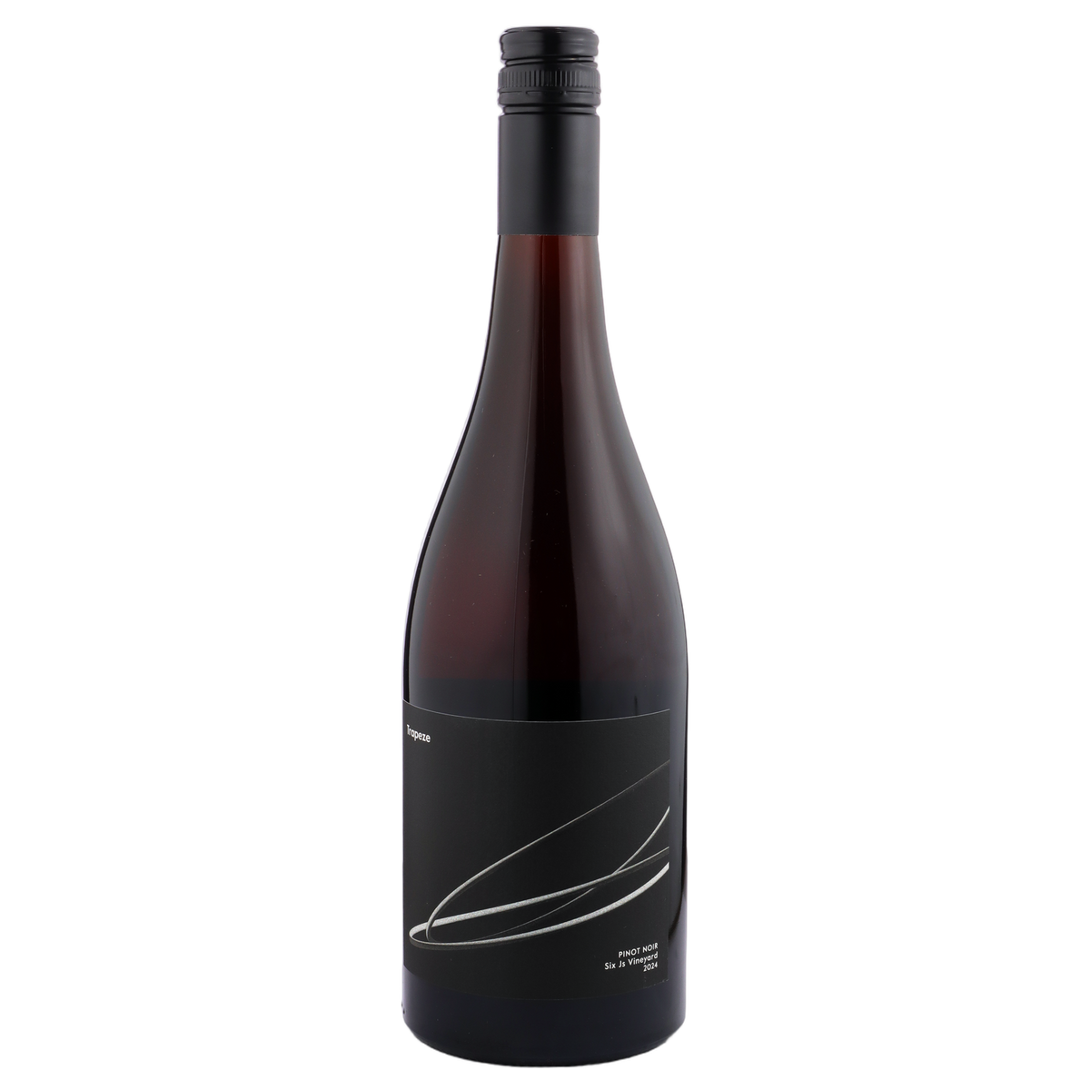 A bottle of Trapeze Six J's Pinot Noir 2024 750ml Red Wine