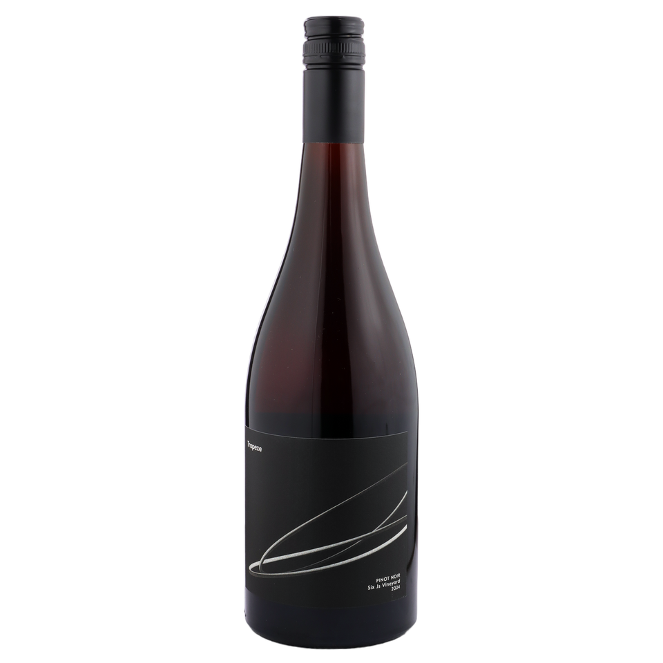 A bottle of Trapeze Six J's Pinot Noir 2024 750ml Red Wine
