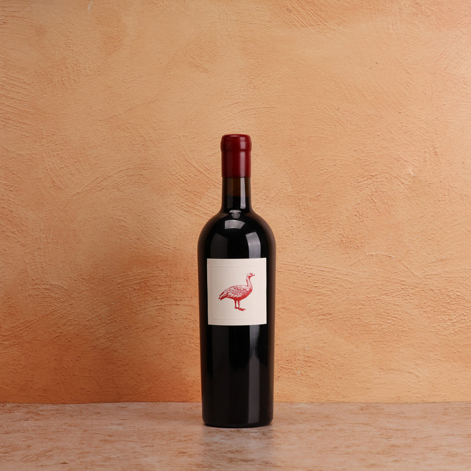 ITM568442 Mystery Single Bottle Burgundy Sloping Shape Transparent