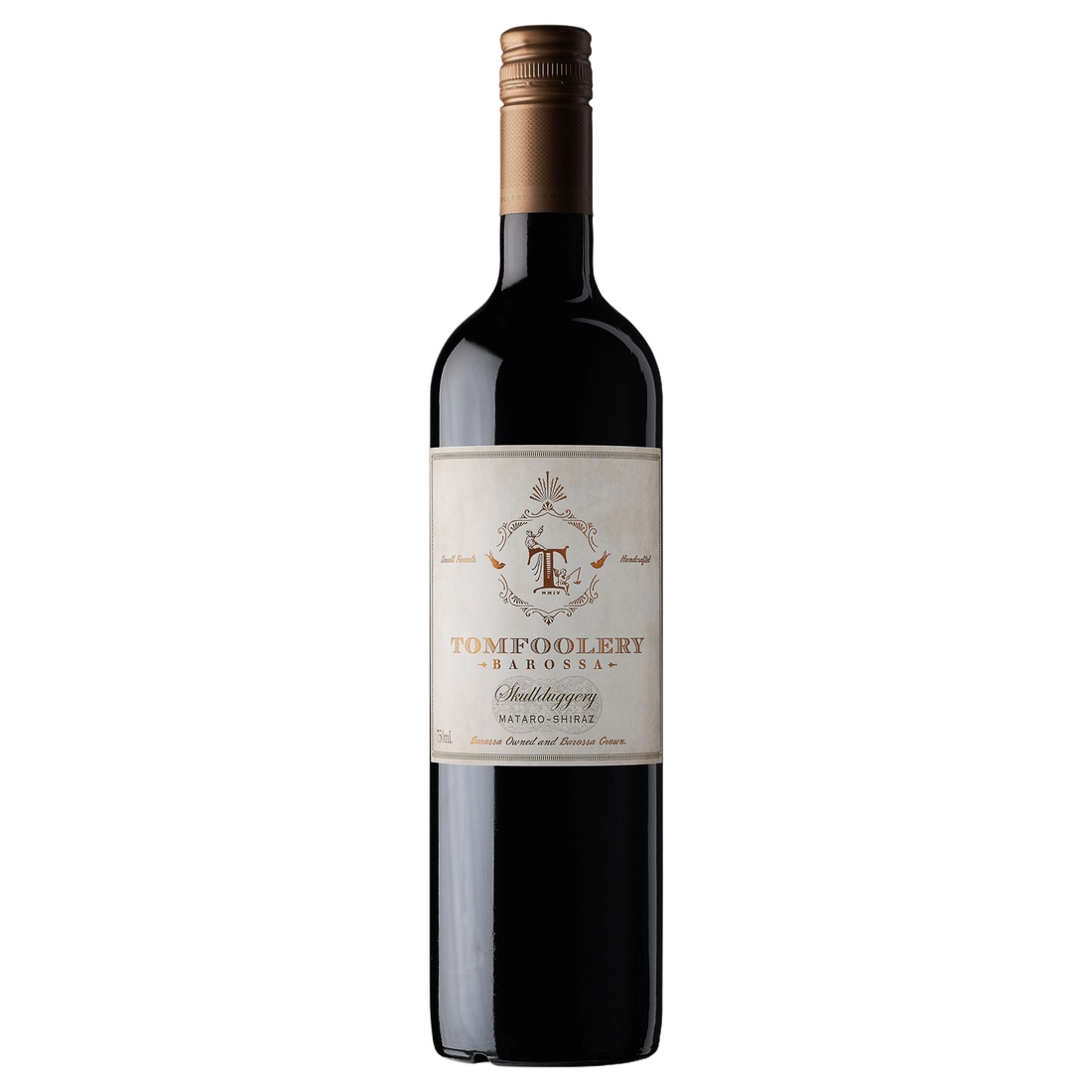 A bottle of 2024 Tomfoolery Skullduggery Mataro Shiraz 750ml Red Wine