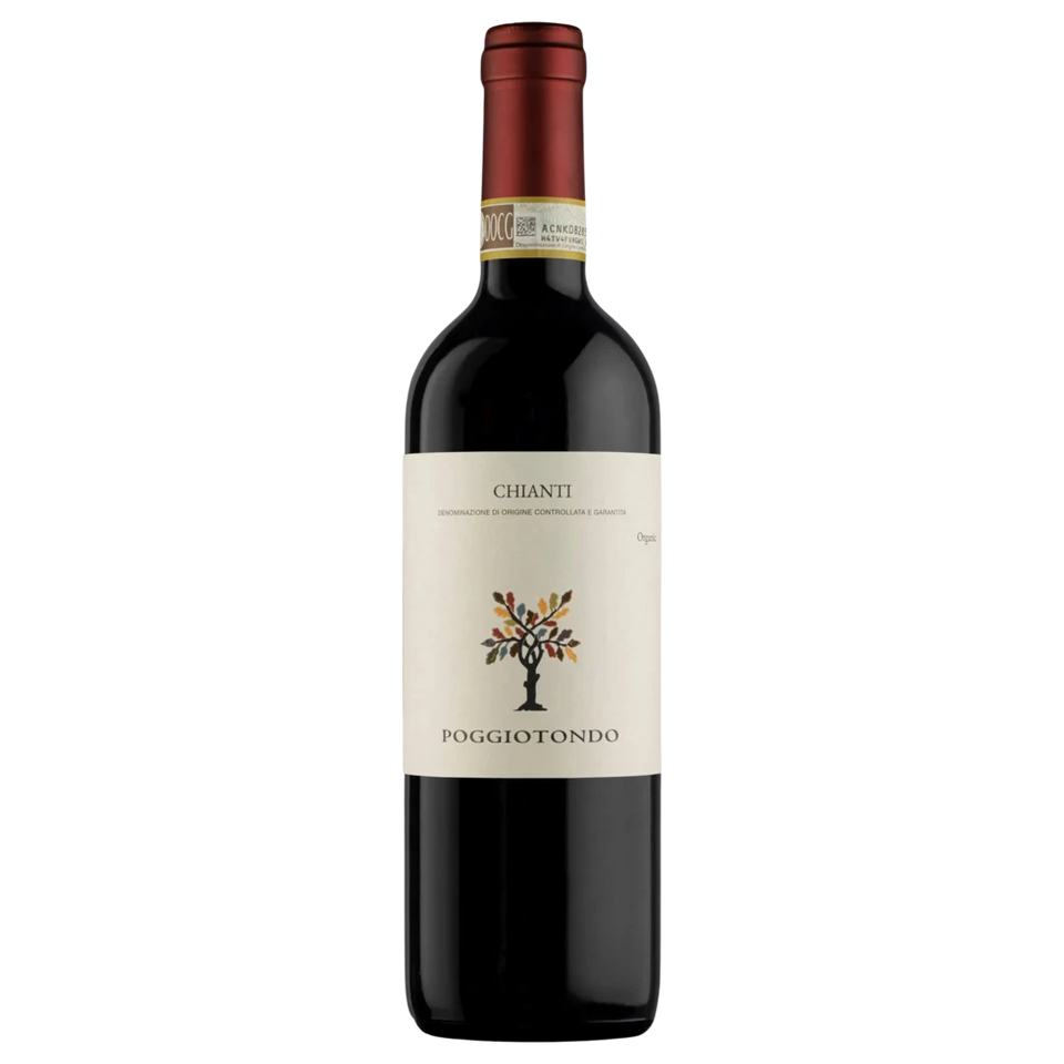 A bottle of 2024 Poggiotondo Chianti DOCG 750ml Red Wine
