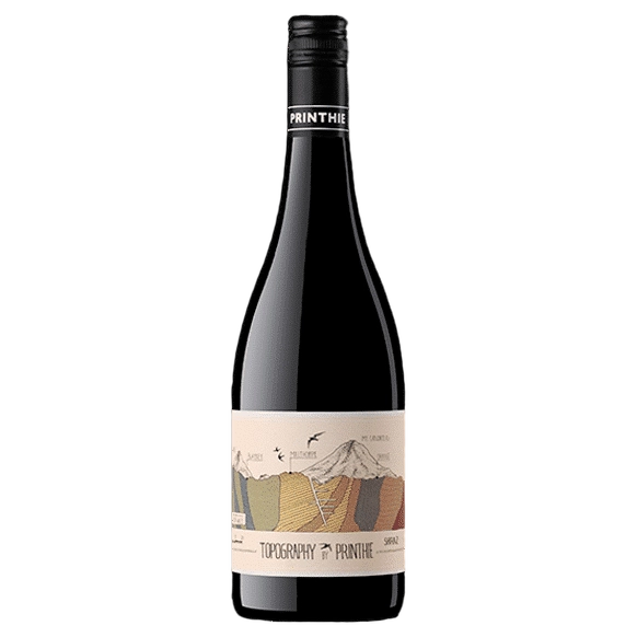 A bottle of 2022 Printhie Topography Shiraz 750ml Red Wine