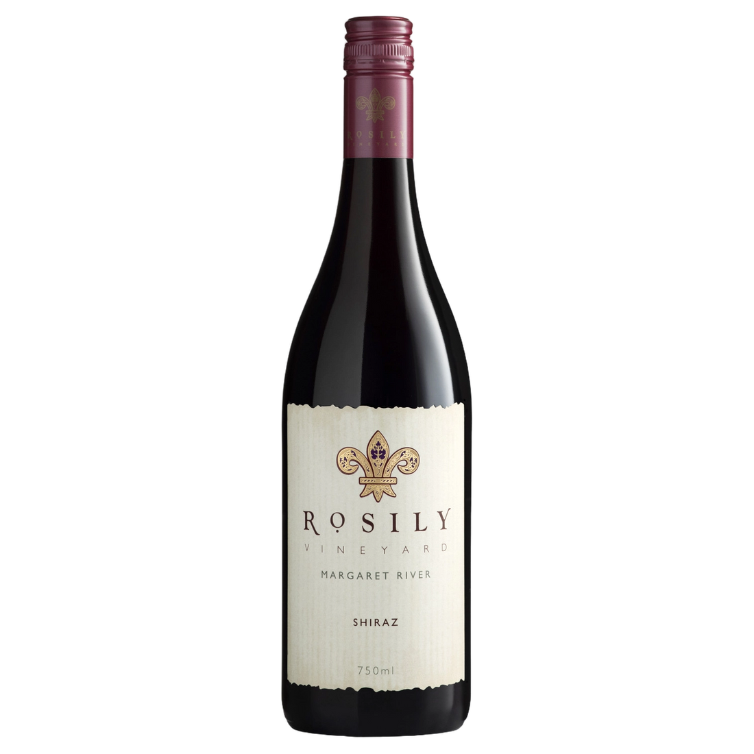 A bottle of 2023 Rosily Shiraz 750ml Red Wine