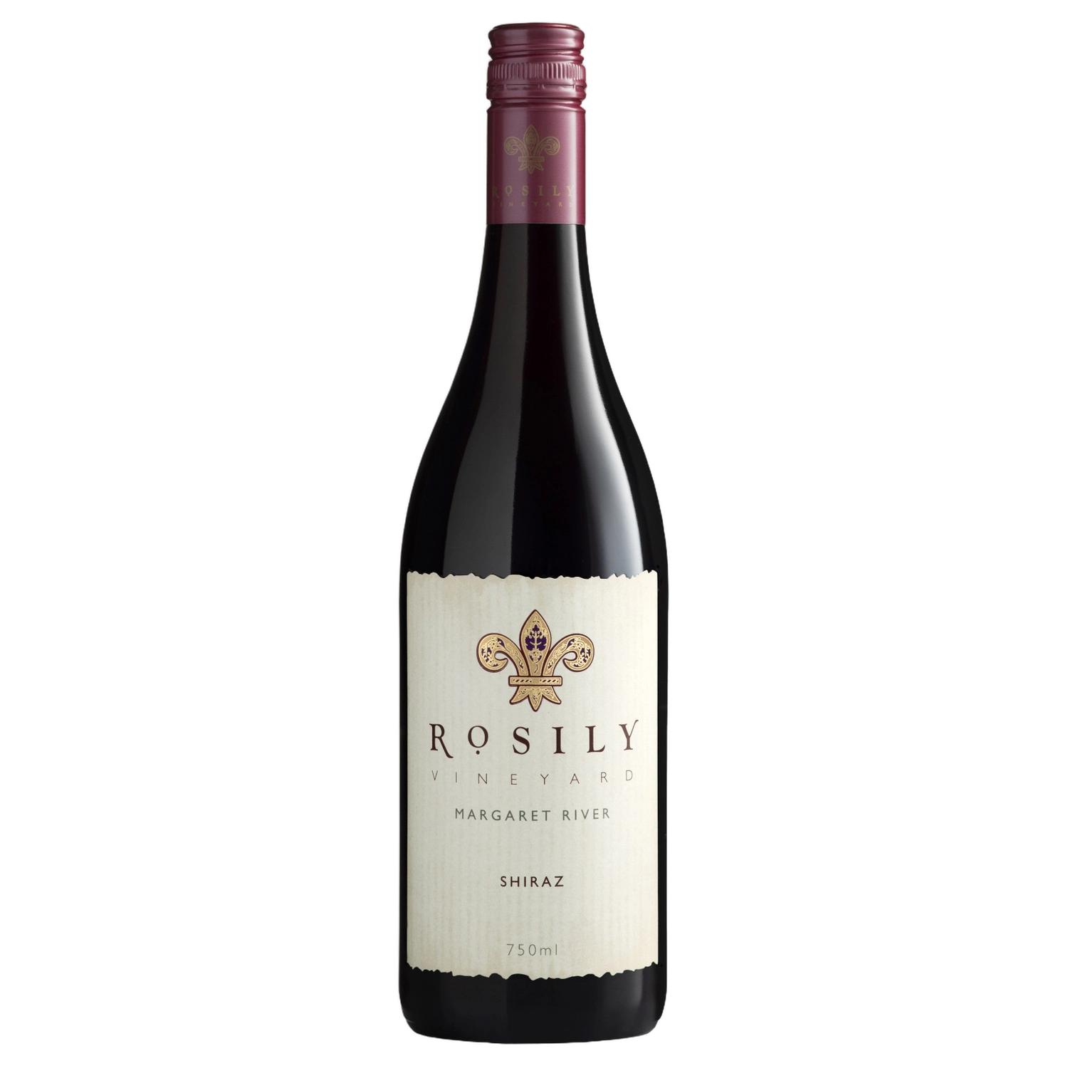 A bottle of 2023 Rosily Shiraz 750ml Red Wine