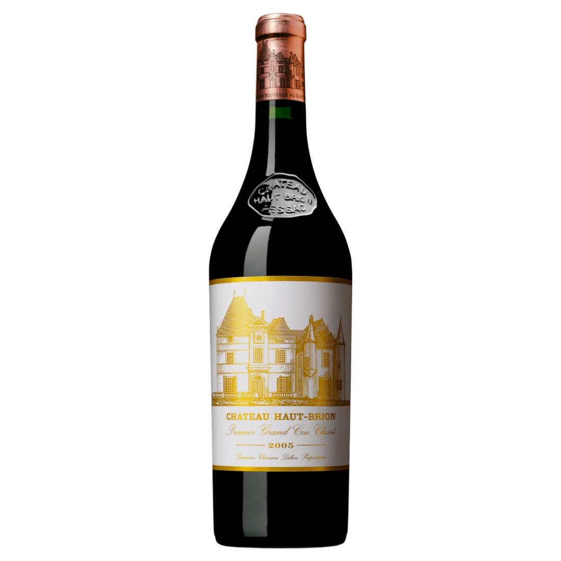 A bottle of 2005 Chateau Haut Brion 750ml Red Wine