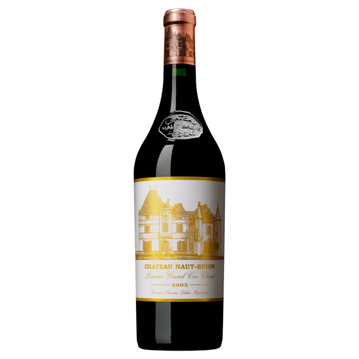 A bottle of 2005 Chateau Haut Brion 750ml Red Wine