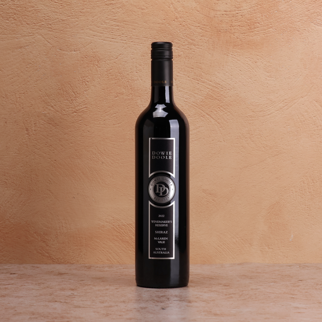 A bottle of Dowie Doole Winemakers Reserve Shiraz 2022 750ml Red Wine