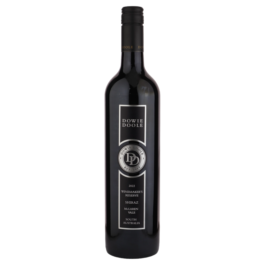A bottle of Dowie Doole Winemakers Reserve Shiraz 2022 750ml Red Wine