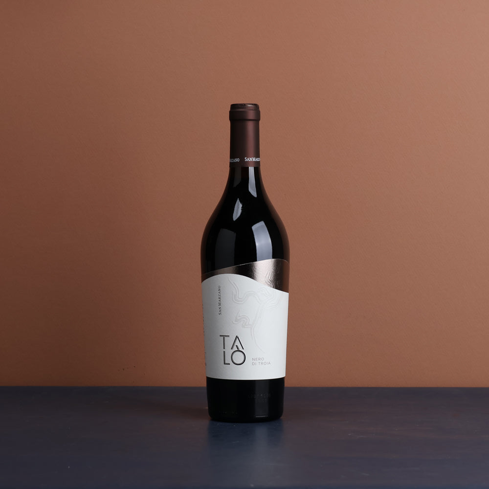 A bottle of 2023 San Marzano Talo Nero di Troia 750ml Red Wine