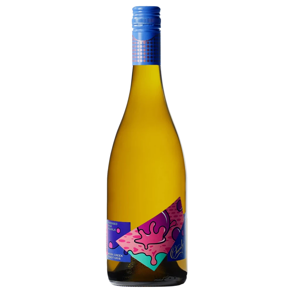 A bottle of 2025 Quealy Tussie Mussie Pinot Gris 750ml White Wine