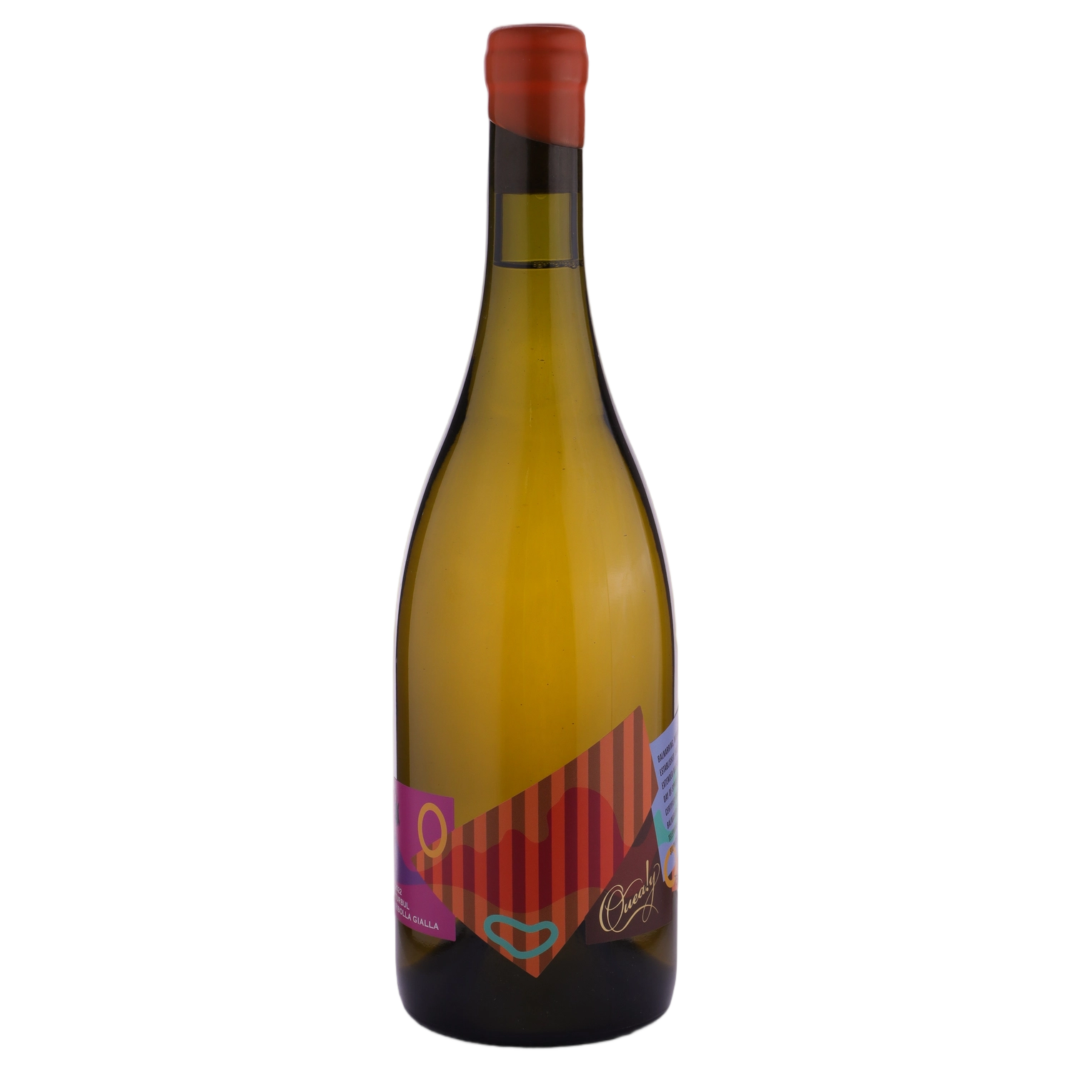 A bottle of 2022 Quealy Turbul Ribolla Gialla 750ml White Wine