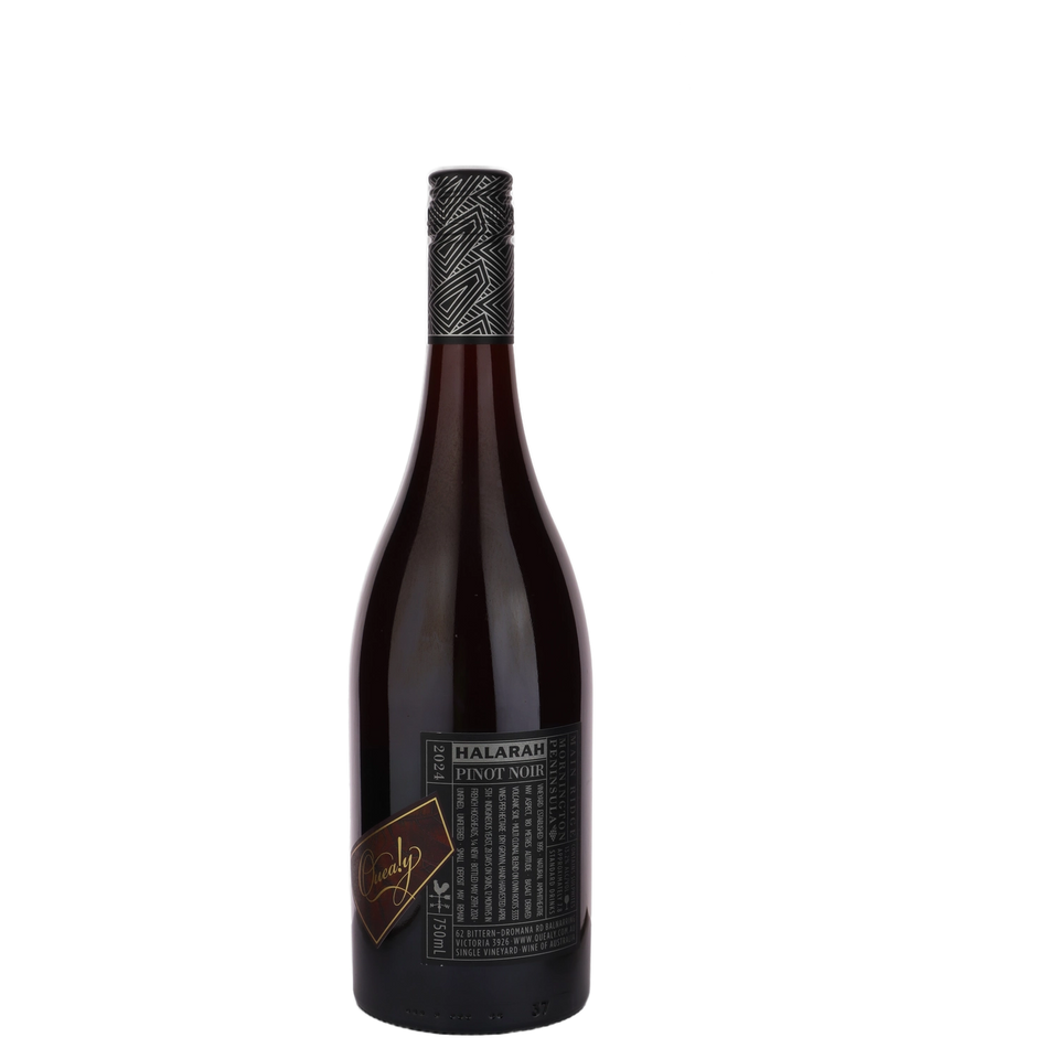 A bottle of 2024 Quealy Halarah Pinot Noir 750ml Red Wine