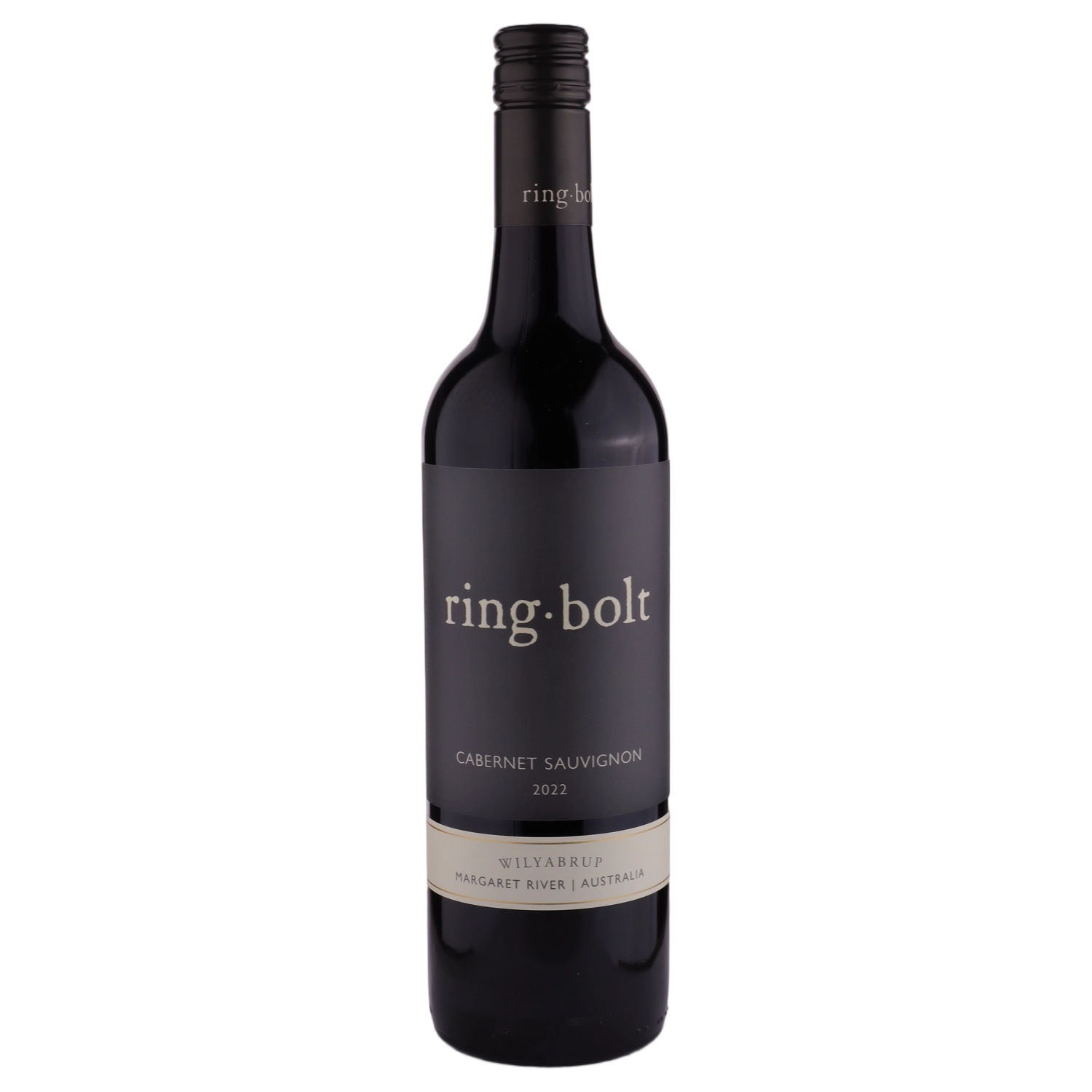 A bottle of 2022 Ringbolt Cabernet Sauvignon 750ml Red Wine
