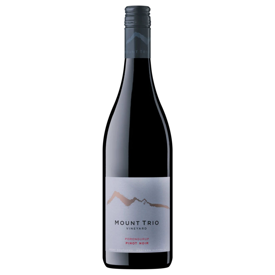 A bottle of Mount Trio Single Vineyard Porongurup Pinot Noir 2024 750ml Red Wine