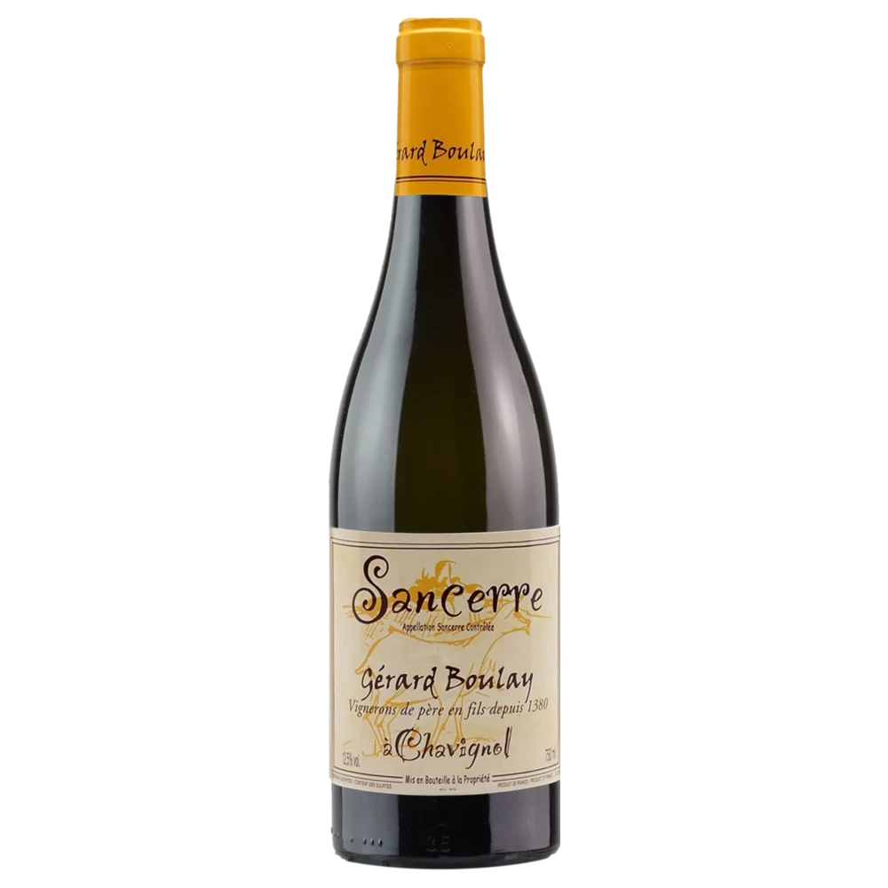 A bottle of 2024 Domaine Gérard Boulay Sancerre à Chavignol 750ml White Wine