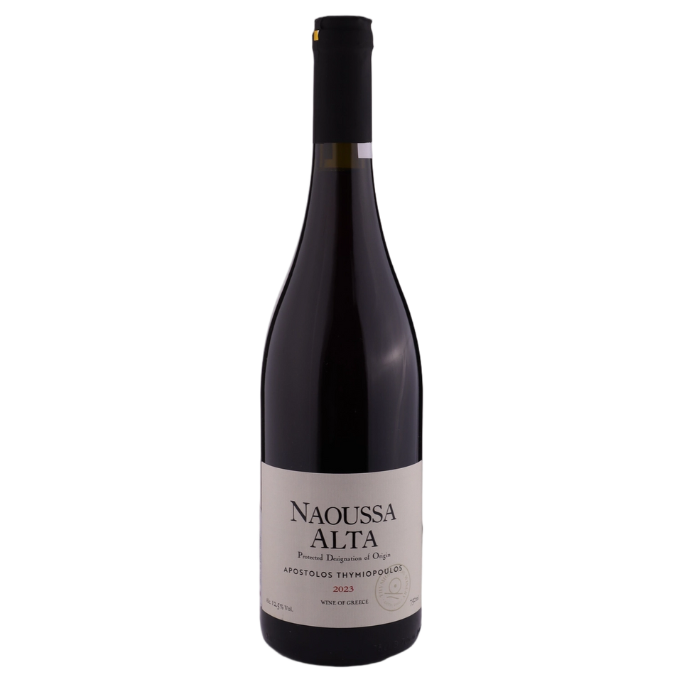 A bottle of 2024 Thymiopoulos Alta Xinomavro 750ml Red Wine