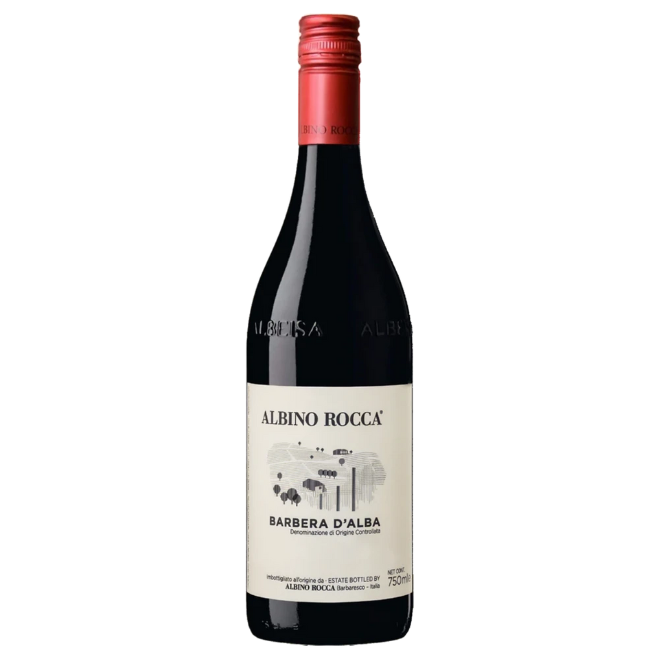 A bottle of 2024 Albino Rocca Barbera d'Alba 750ml Red Wine
