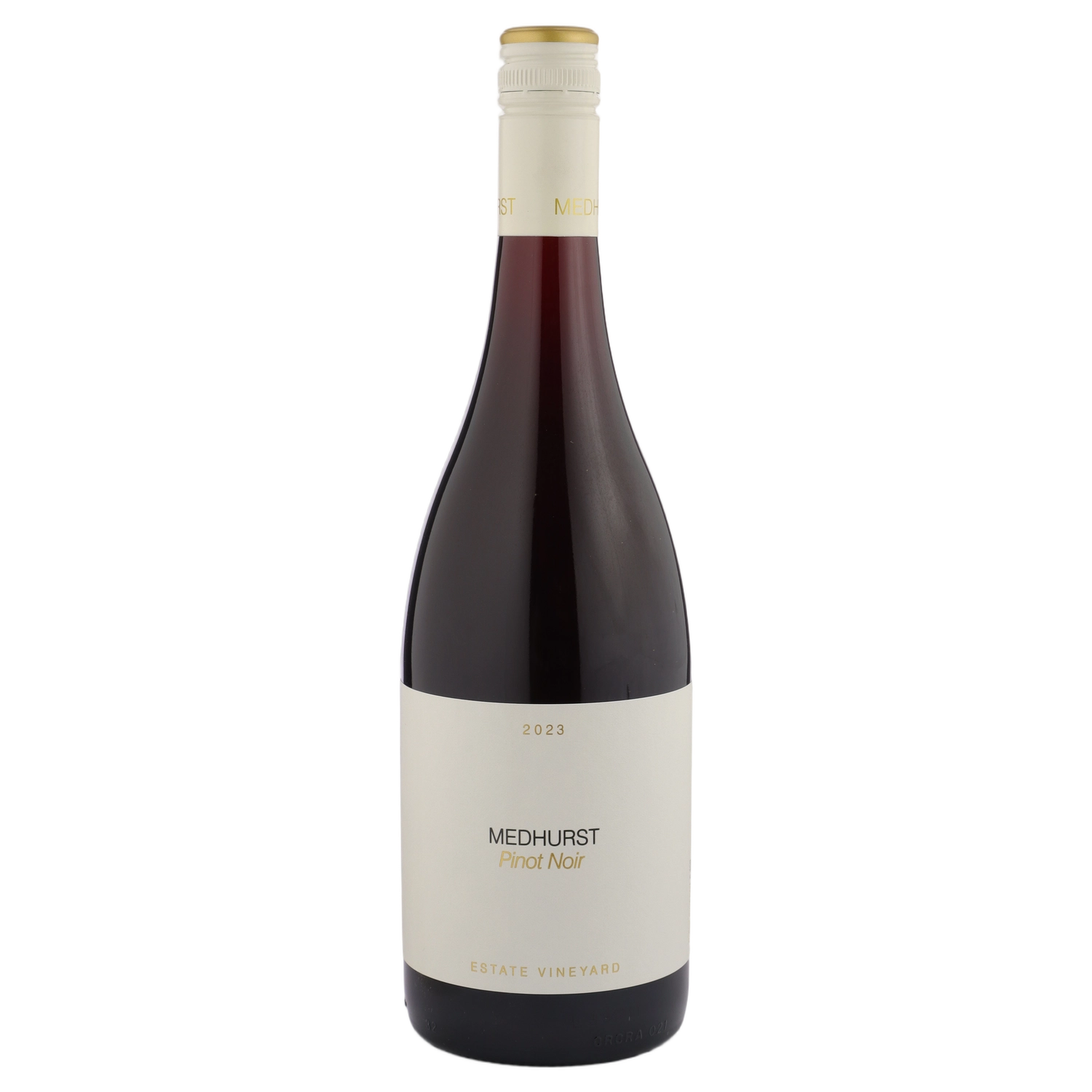A bottle of Medhurst Estate Pinot Noir 2023 750ml Red Wine