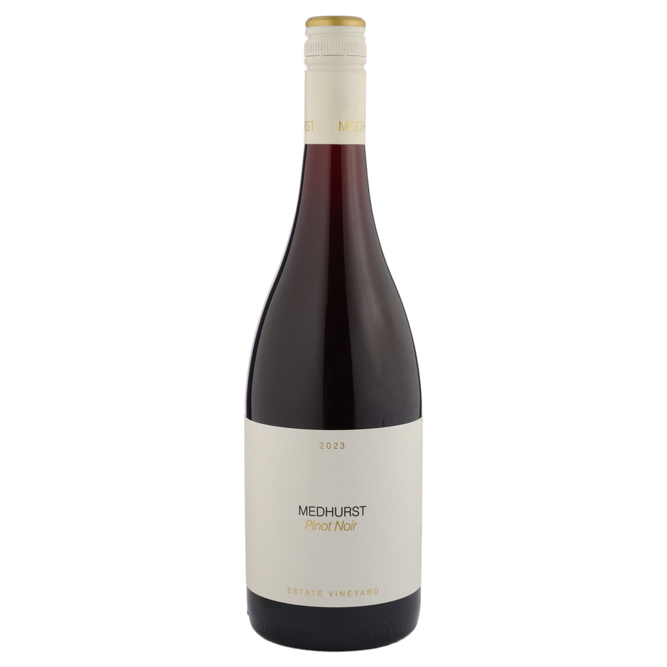 A bottle of Medhurst Estate Pinot Noir 2023 750ml Red Wine