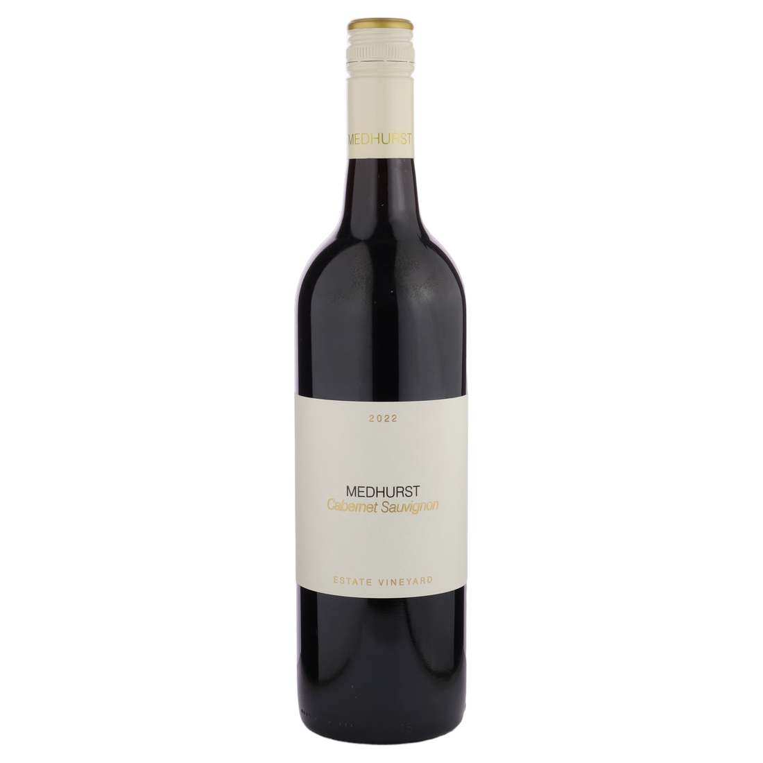 A bottle of 2022 Medhurst Estate Vineyard Cabernet 750ml Red Wine