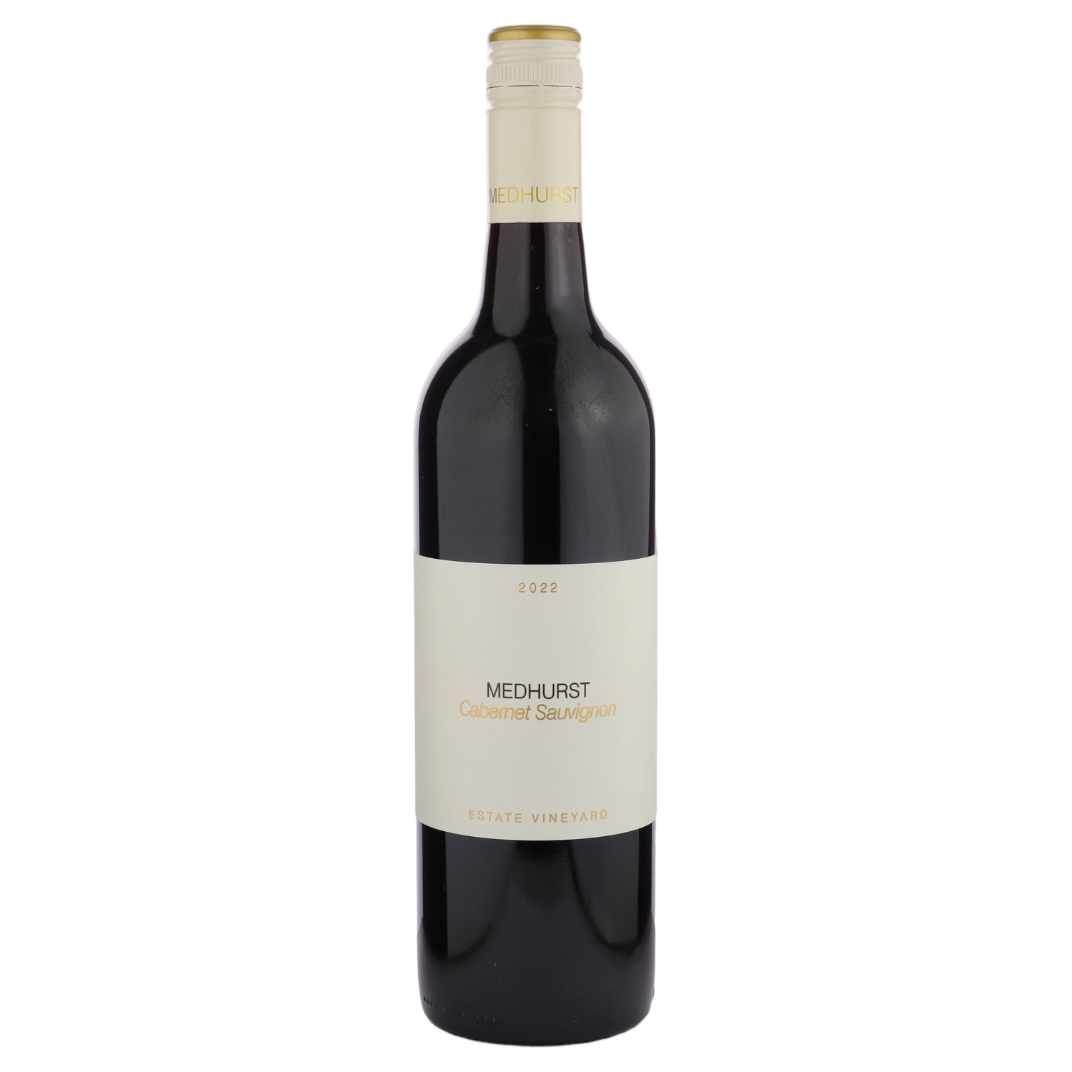 A bottle of 2022 Medhurst Estate Vineyard Cabernet 750ml Red Wine