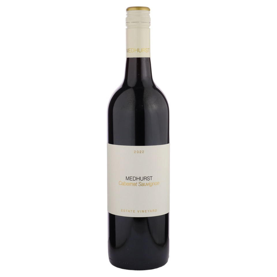 A bottle of 2022 Medhurst Estate Vineyard Cabernet 750ml Red Wine