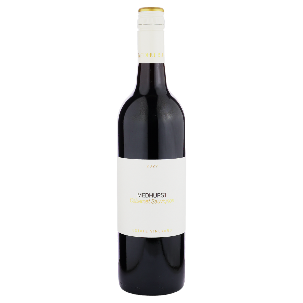 A bottle of Medhurst Estate Vineyard Cabernet 2022 750ml Red Wine