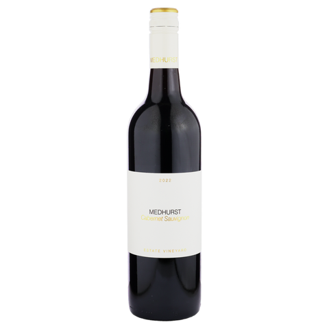 A bottle of Medhurst Estate Vineyard Cabernet 2022 750ml Red Wine