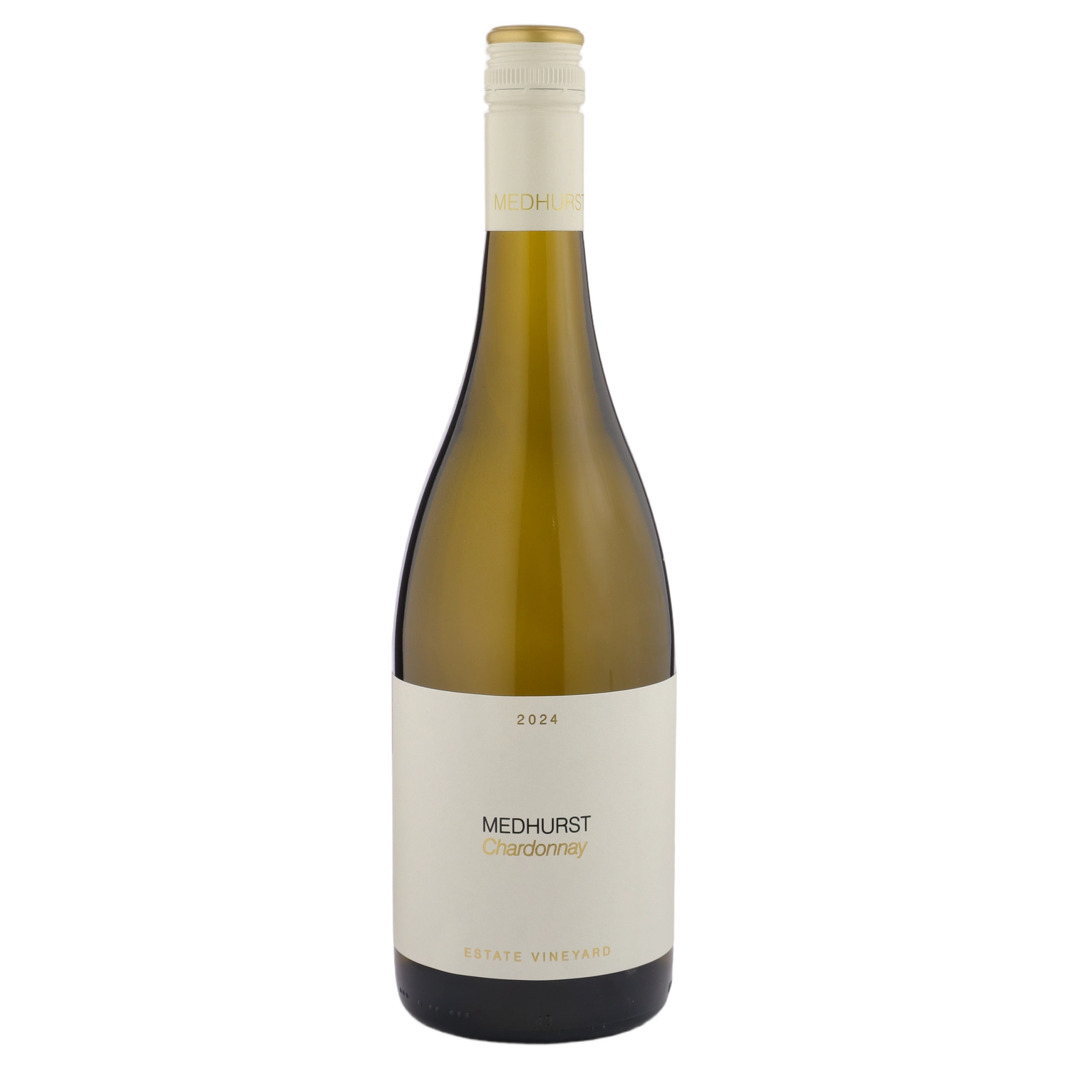 A bottle of 2024 Medhurst Estate Vineyard Chardonnay 750ml White Wine