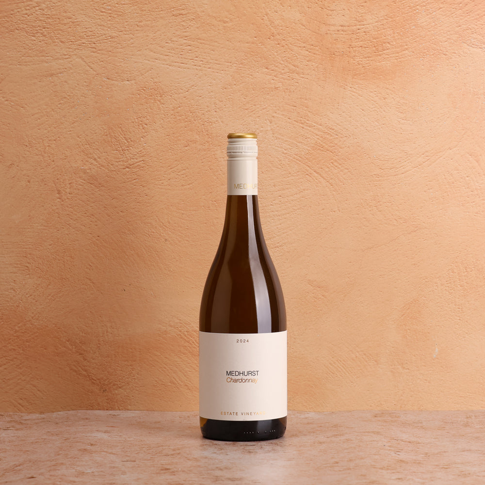 A bottle of Medhurst Estate Vineyard Chardonnay 2024 750ml White Wine