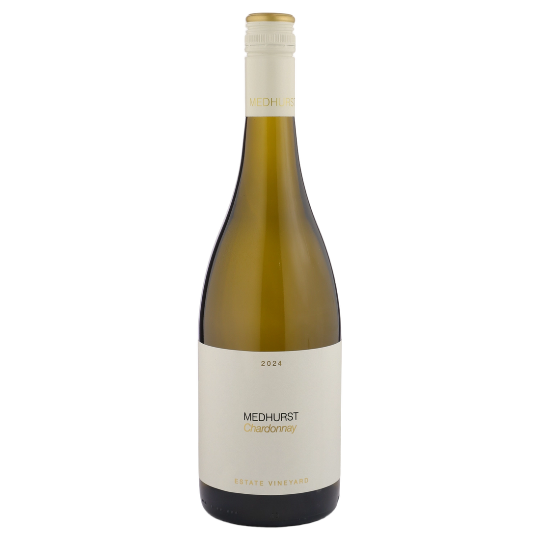 A bottle of Medhurst Estate Vineyard Chardonnay 2024 750ml White Wine