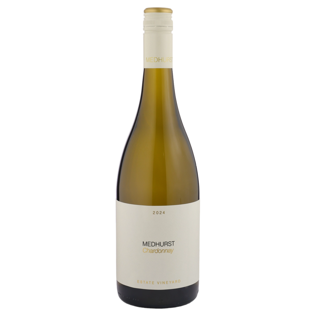 A bottle of Medhurst Estate Vineyard Chardonnay 2024 750ml White Wine