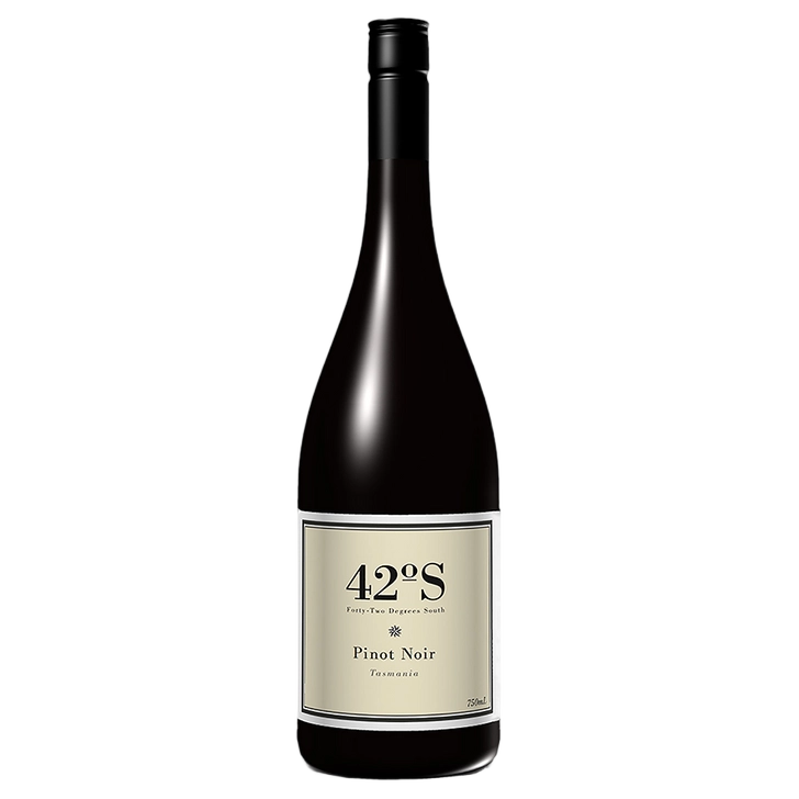 A bottle of 2025 42 Degrees South Pinot Noir 750ml Red Wine