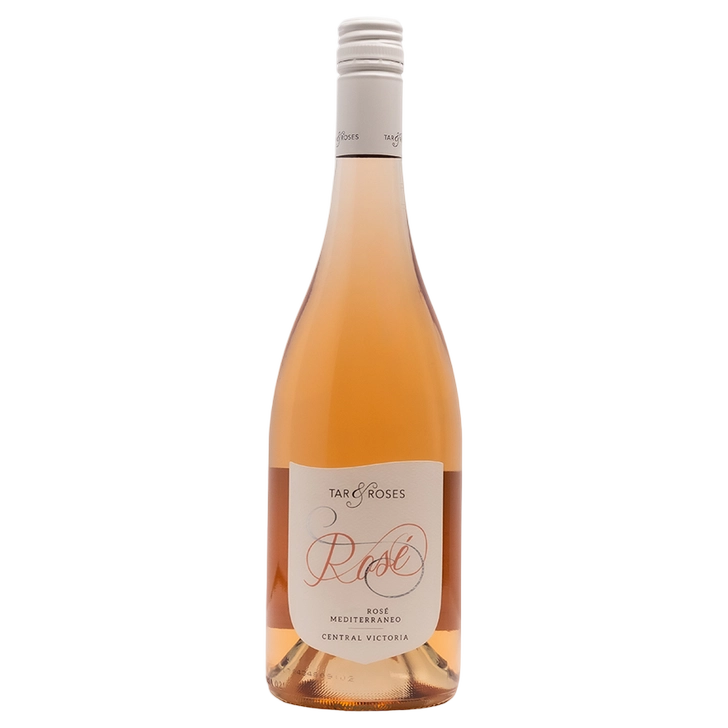 A bottle of 2025 Tar & Roses Rose 750ml Rose Wine