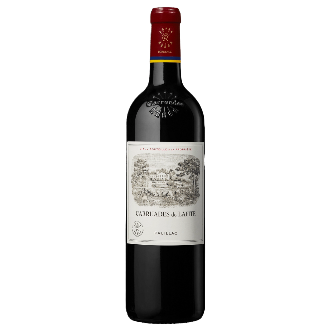 A bottle of 2000 Carruades De Lafite 1500ml Red Wine