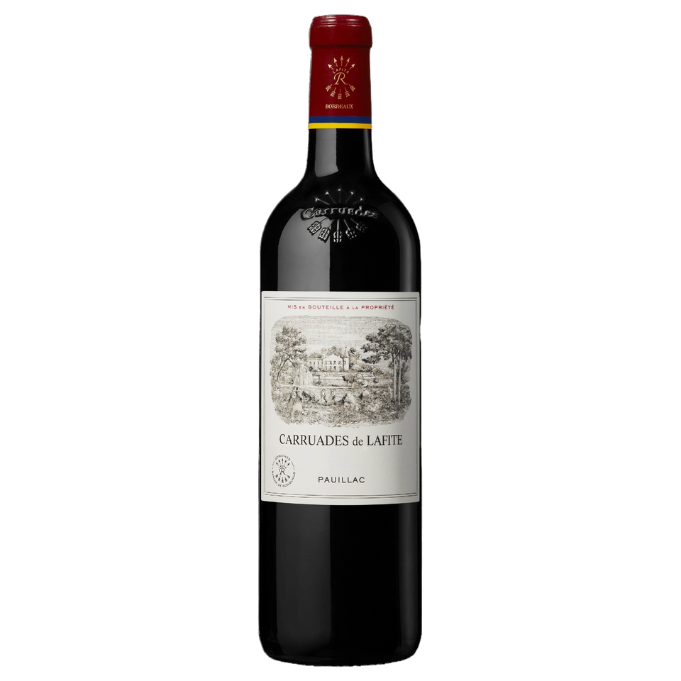 A bottle of 2000 Carruades De Lafite 1500ml Red Wine