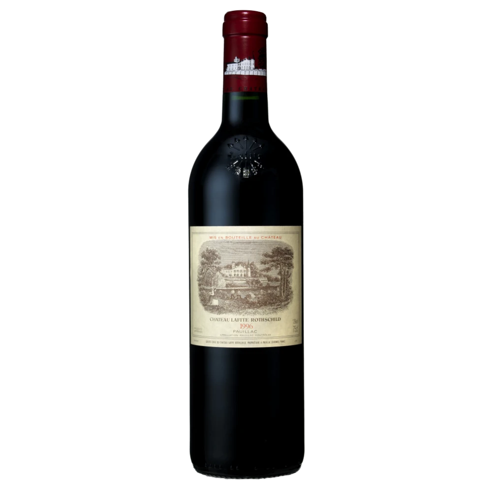 A bottle of 1996 Chateau Lafite Rothschild 750ml Red Wine