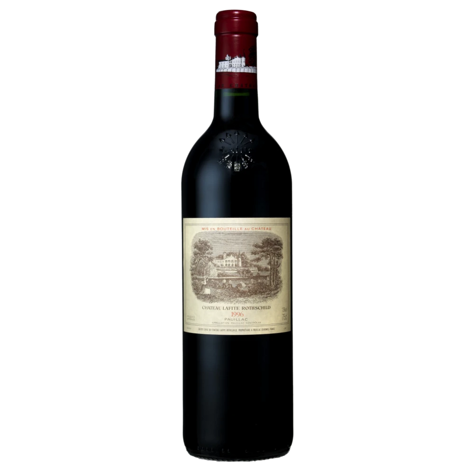 A bottle of 1996 Chateau Lafite Rothschild 750ml Red Wine